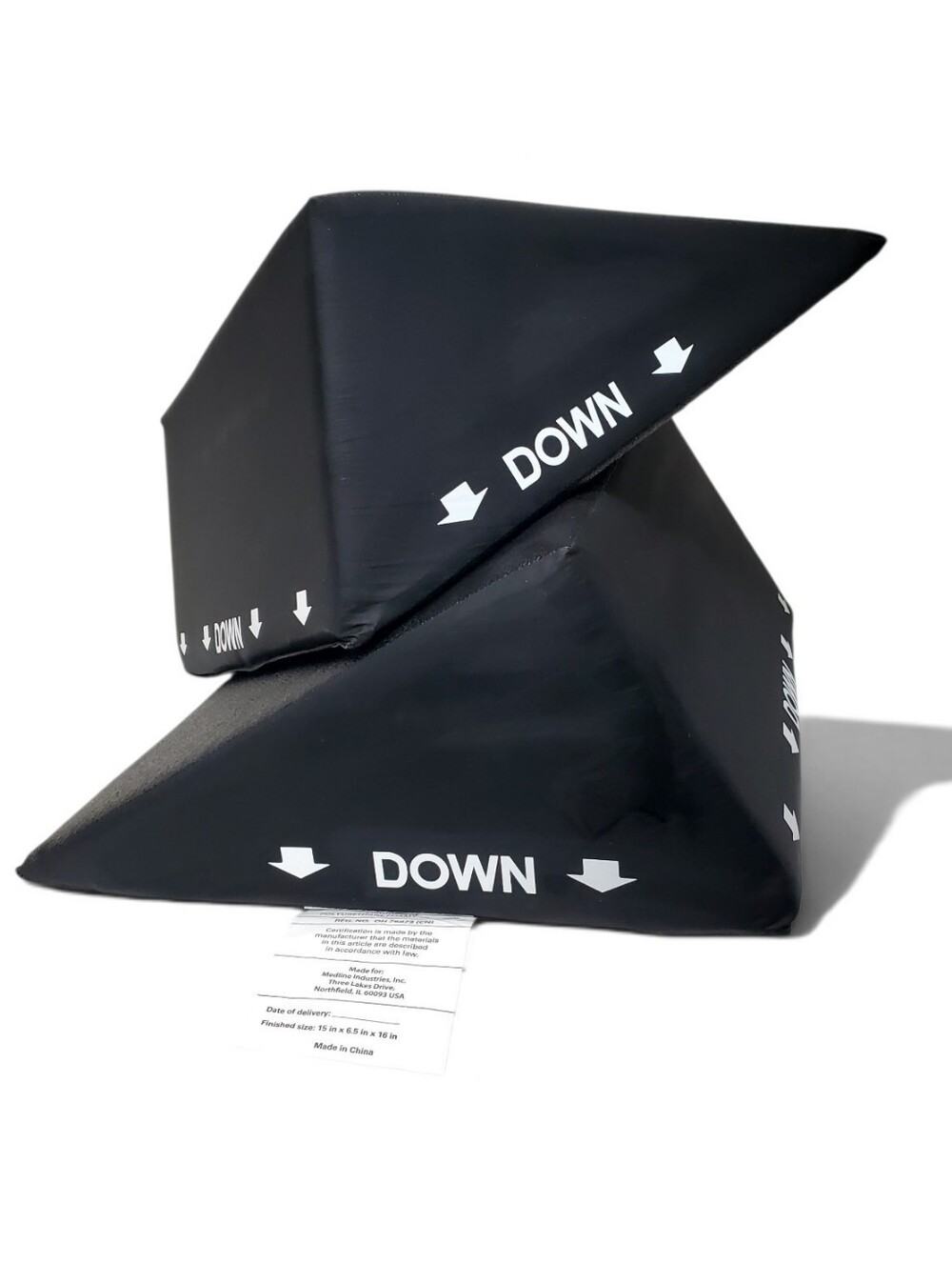 Medline Reusable Nylex-Covered Foam Comfort Glide Right-Angle Wedges (MSC50023)